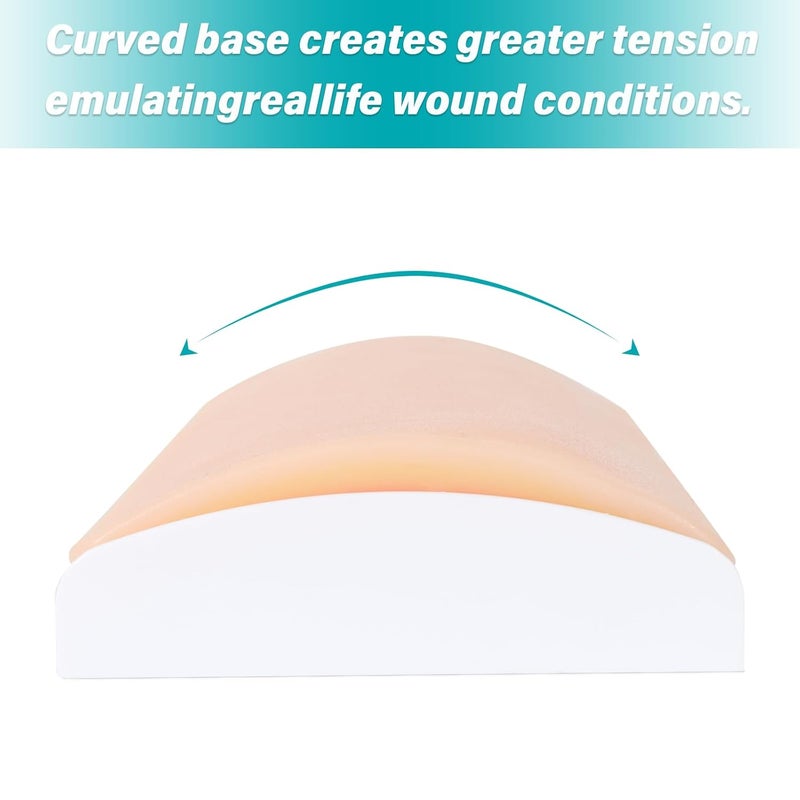 Spectabilis Advanced Version Three-Layer Silicone Skin Simulation with Realistic Texture for Suture Practice - Image 3